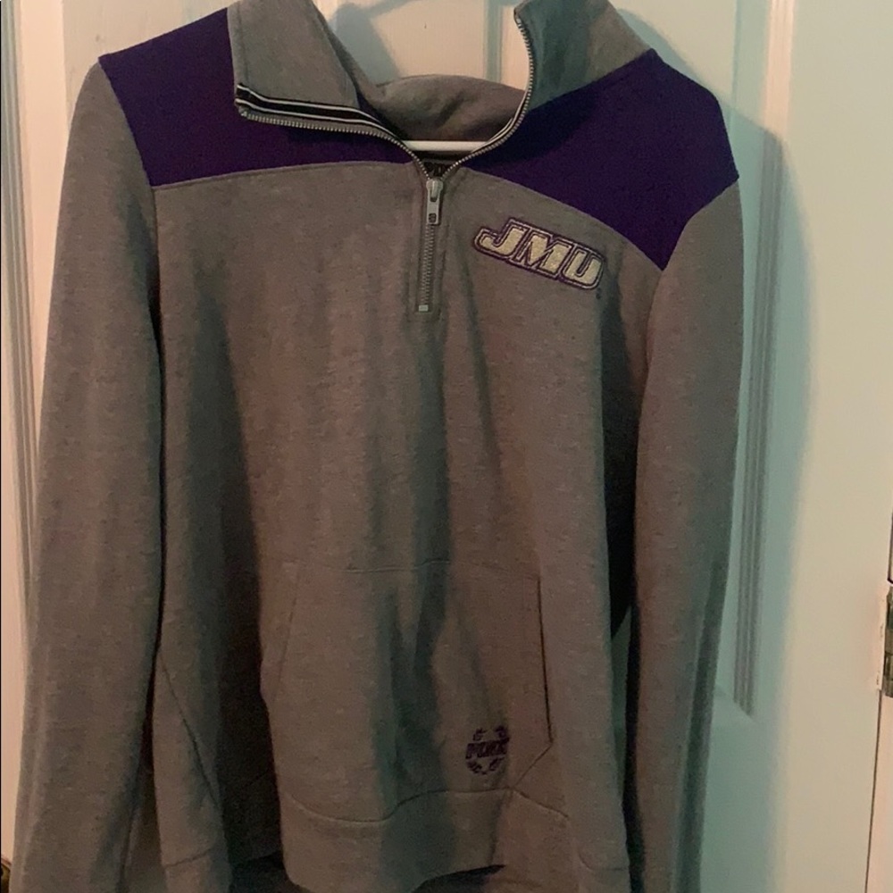 JMU half zip from PINK